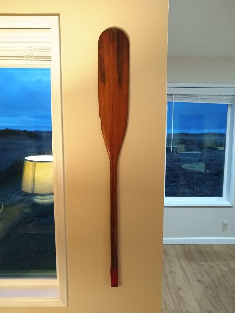 Authentic nautical decor inside and out