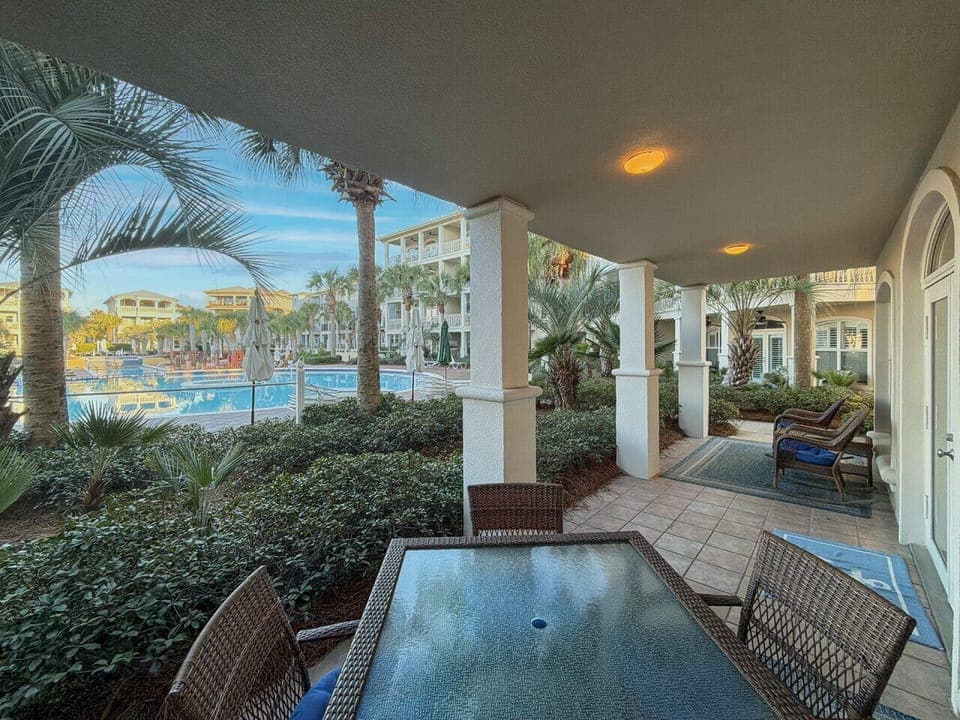 Step from your back patio straight to the Seacrest pool