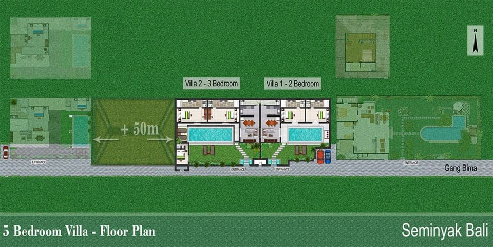 5 Bedroom Combination - Floor plan