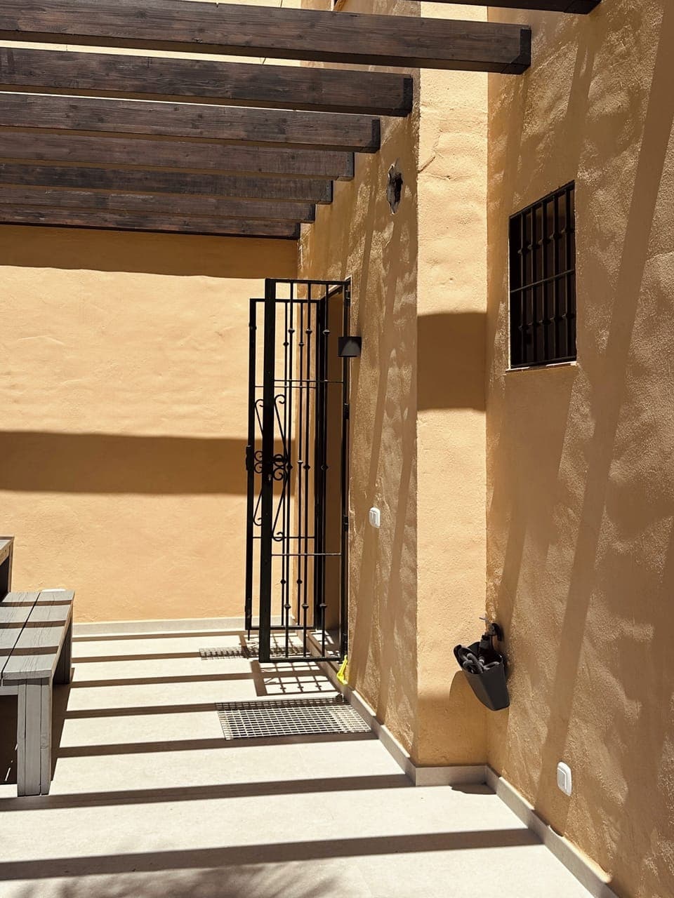 Lovely sunny terrace