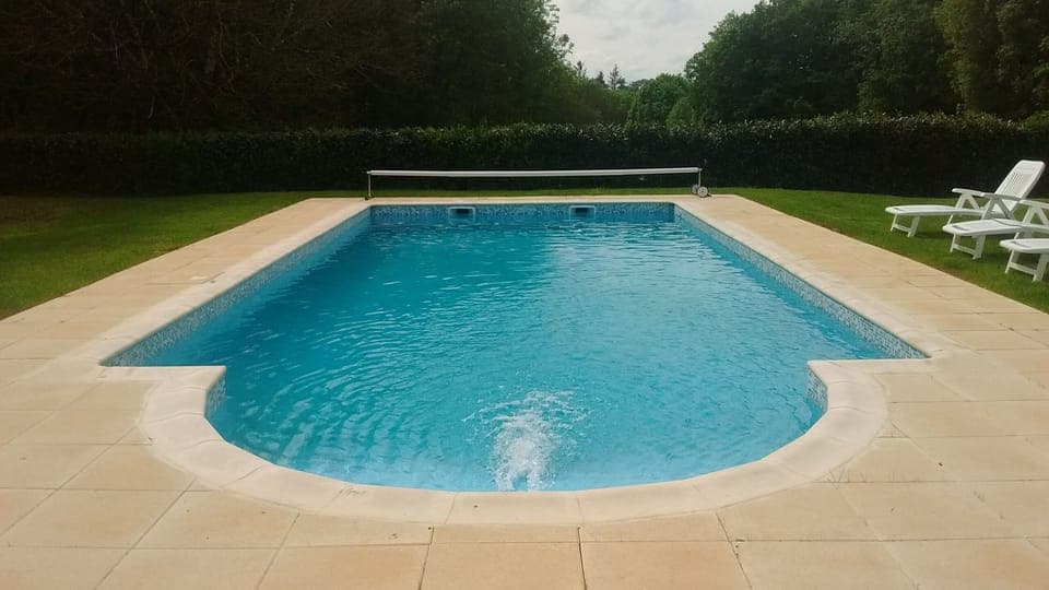 heated swimming pool