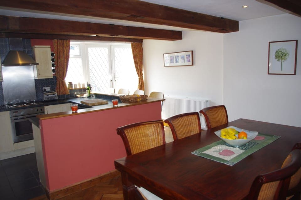 Kitchen and dining area