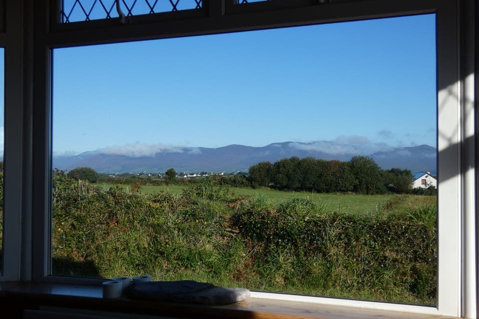 View from conservatory 