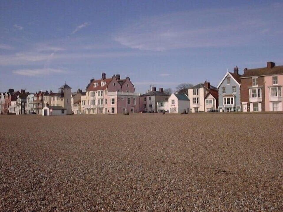 View from the shoreline. Orlando is the blue house to the right