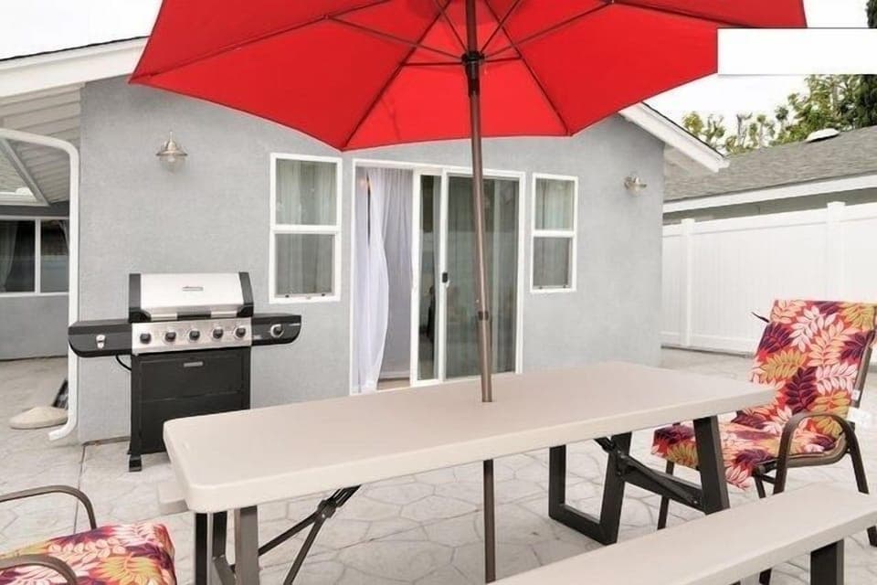 Patio with BBQ