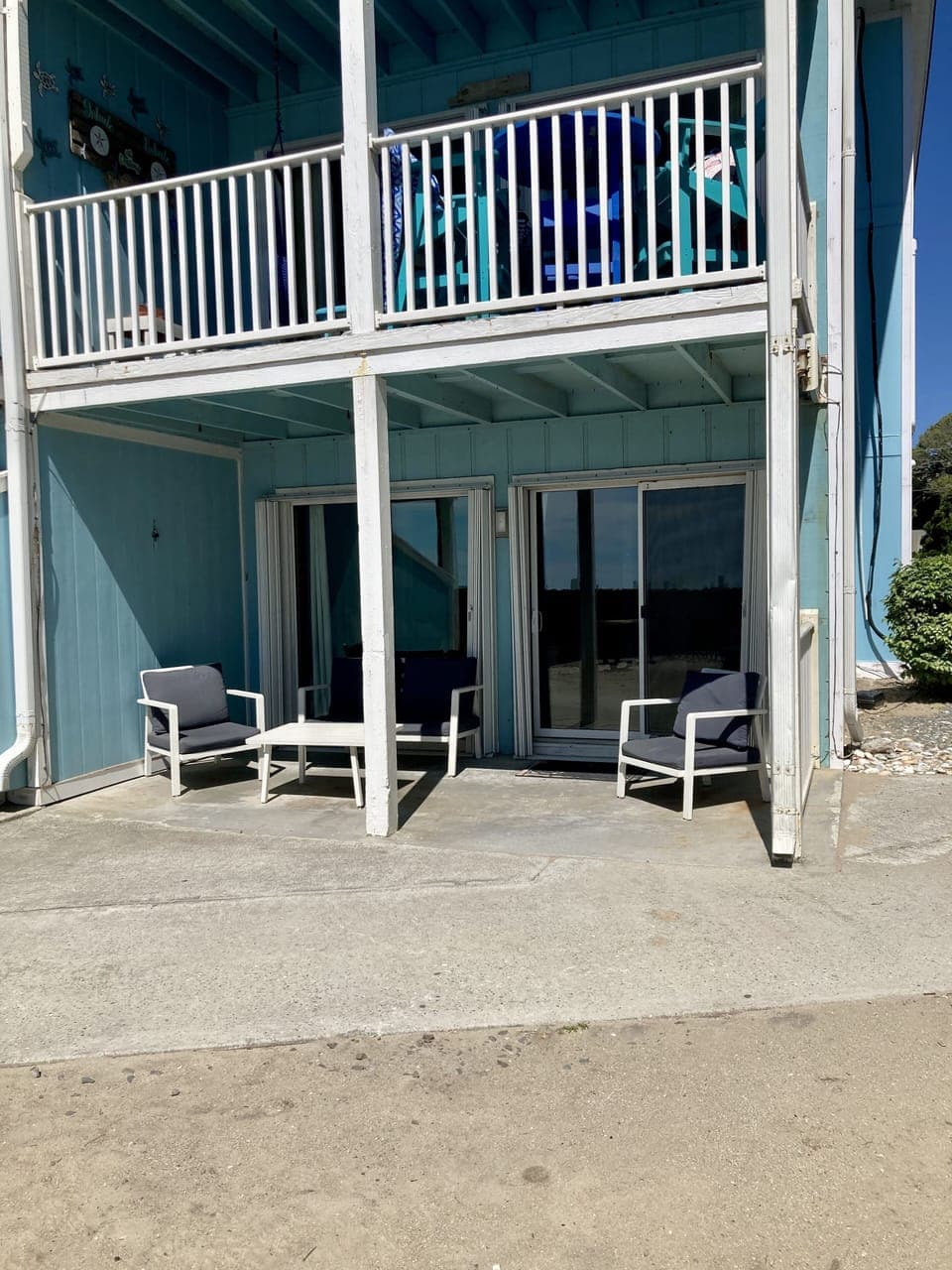 Back patio.