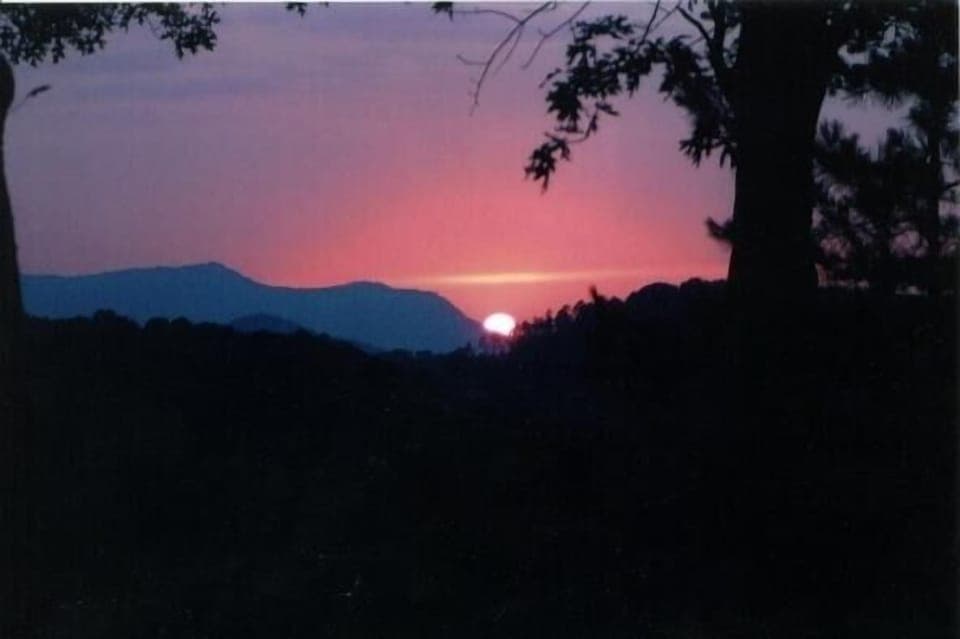 Fabulous sunsets from the back deck.