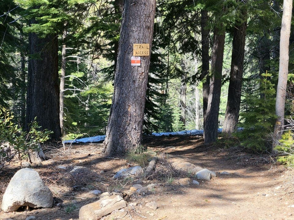 Trailhead for the 1.5 mile Nature Valley Loop trail is about 150 yards away