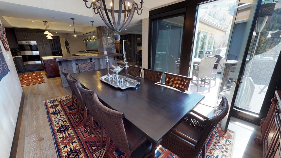 dining room off the deck
