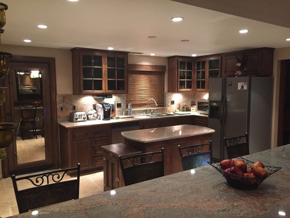 Fully stocked kitchen