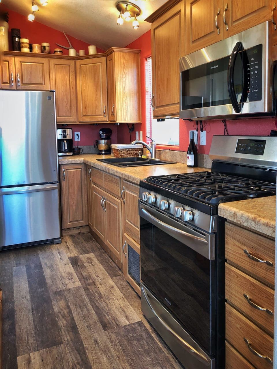 Renovated kitchen