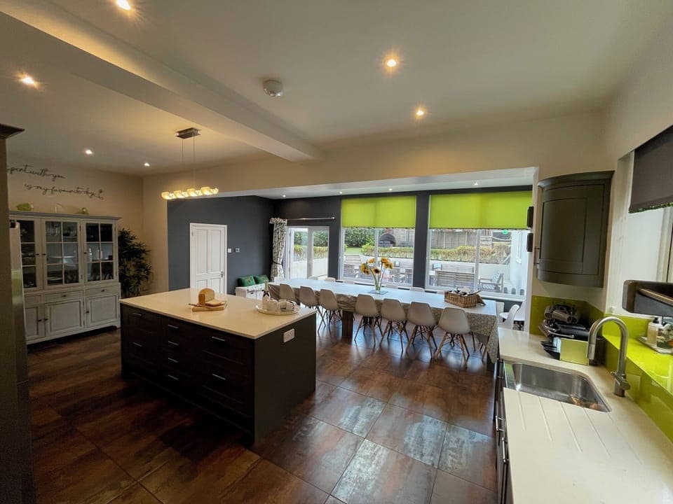 Our kitchen / dining area which take you to the garden.