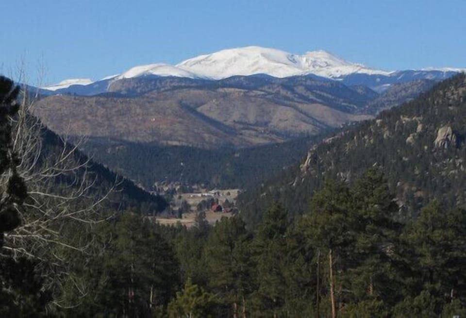 View of our valley and majestic Mount Rosalie.