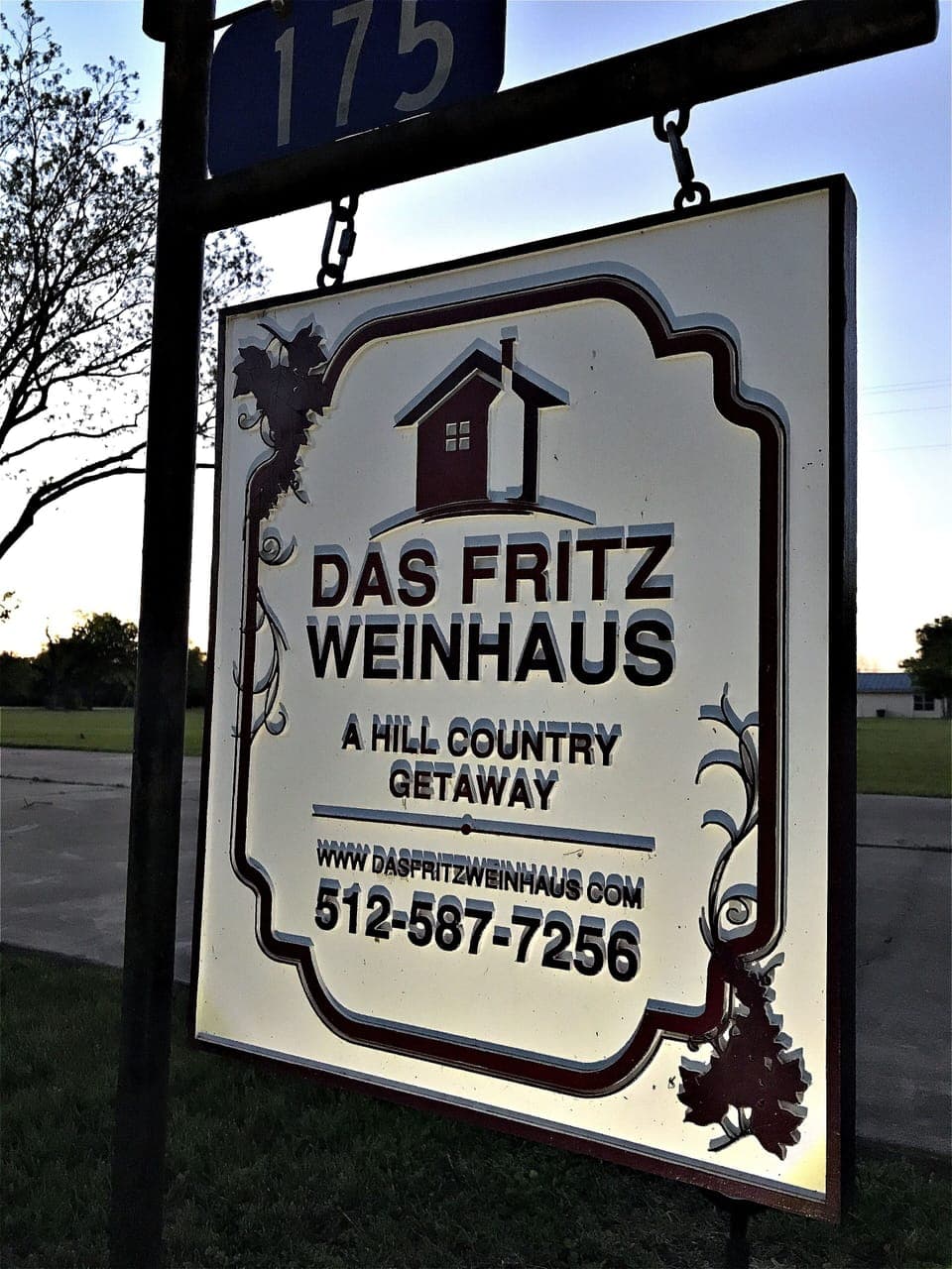 Sunsets at Das Fritz Weinhaus are gorgeous!