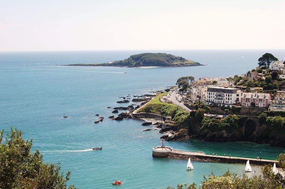 Looe Island and Looe Bay