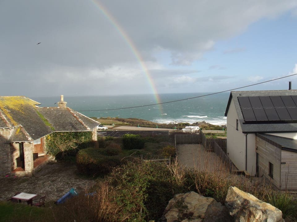 View from Balcony with "Mans Head" to front of house, 