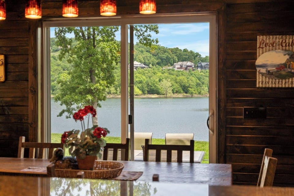 Beautiful view from the dining room