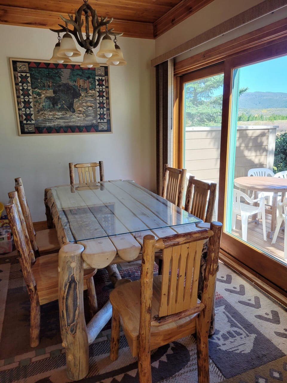 Enjoy your dining experience overlooking the open reserve