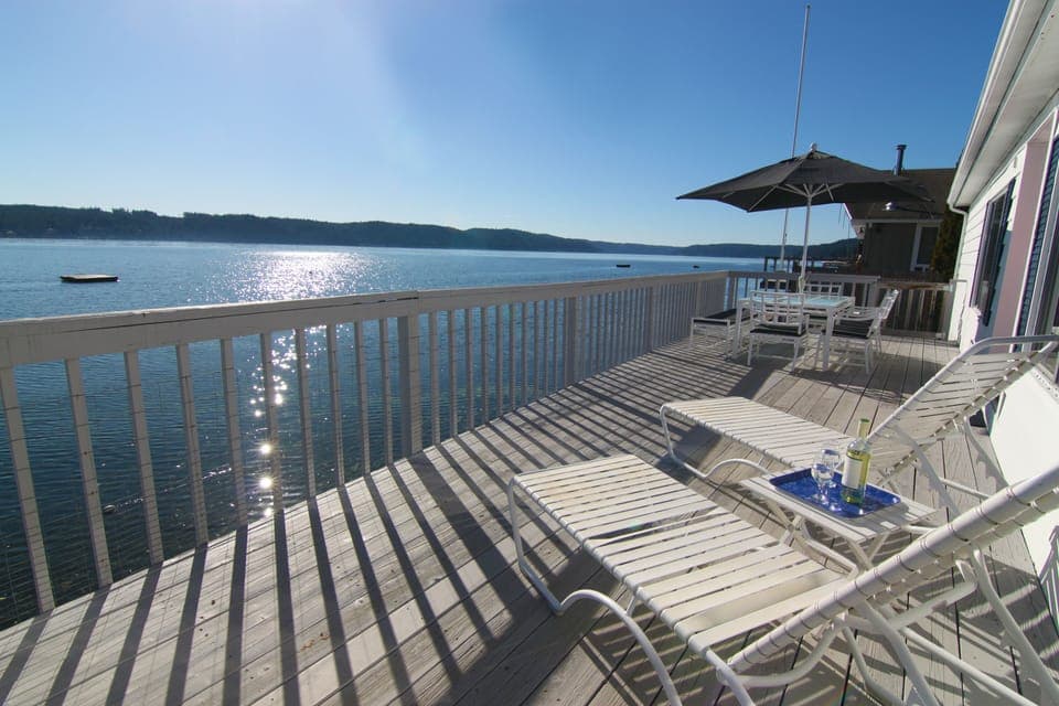 Tide's End....Incredible views from 40 foot deck