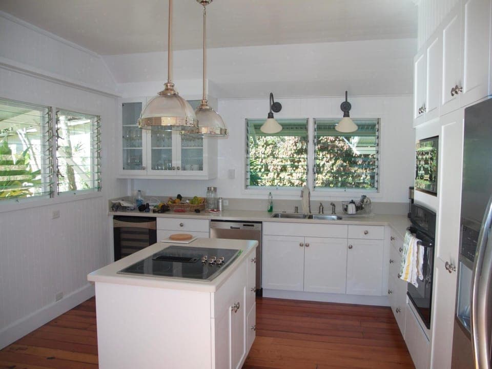 Renovated open kitchen