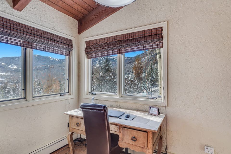 Desk in master bedroom.