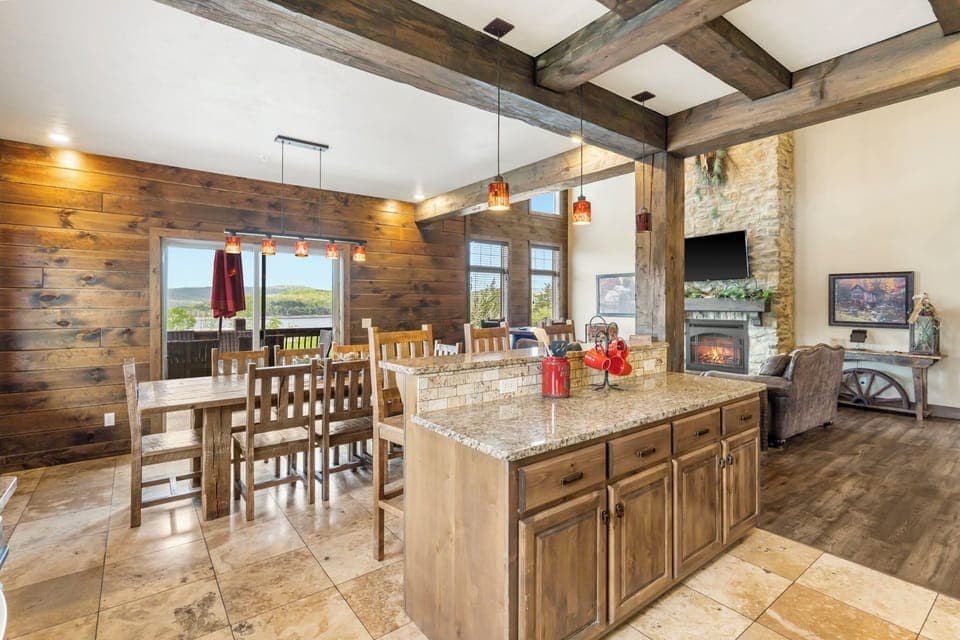 Another view of the kitchen