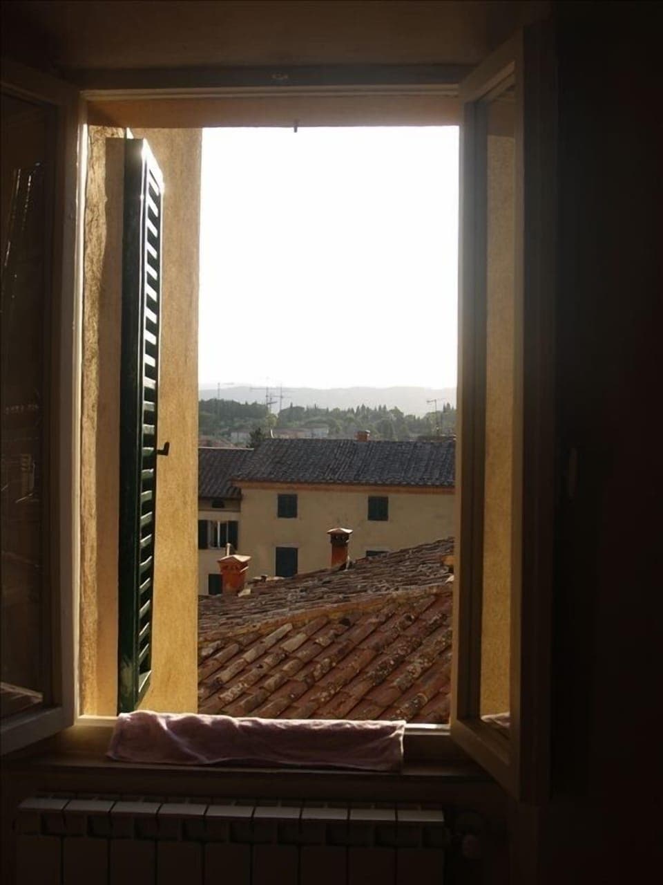 View from the bedrooms