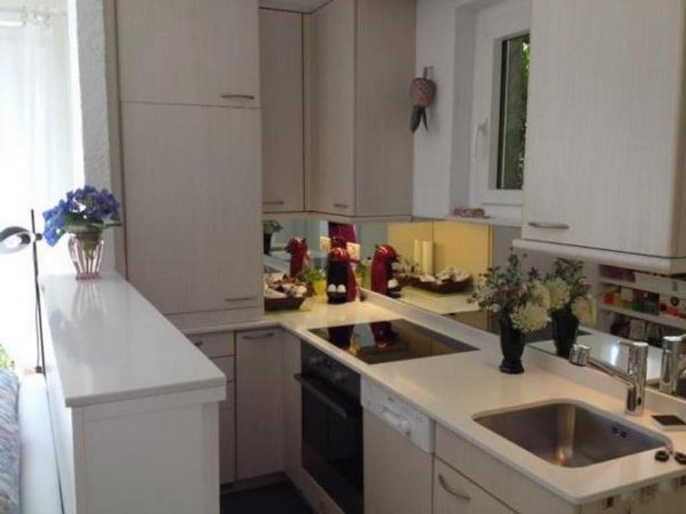 Kitchen open to Living Room