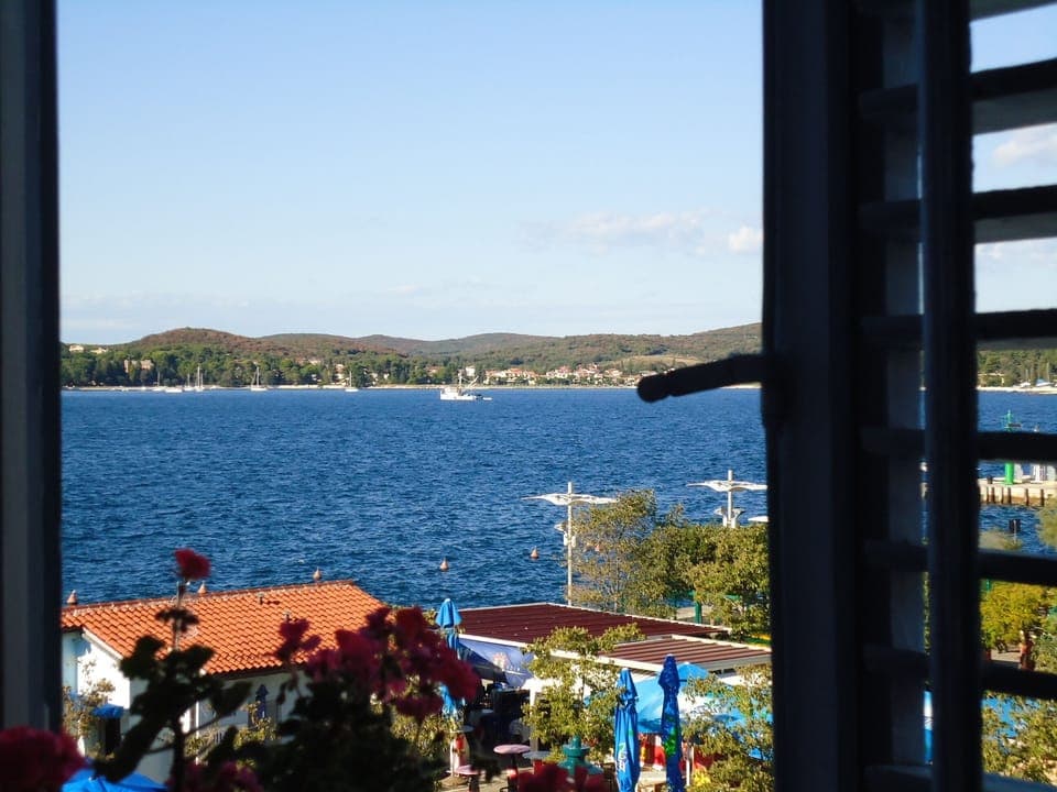Beautiful open sea view from the apartment Xenia in the Old Town Rovinj!