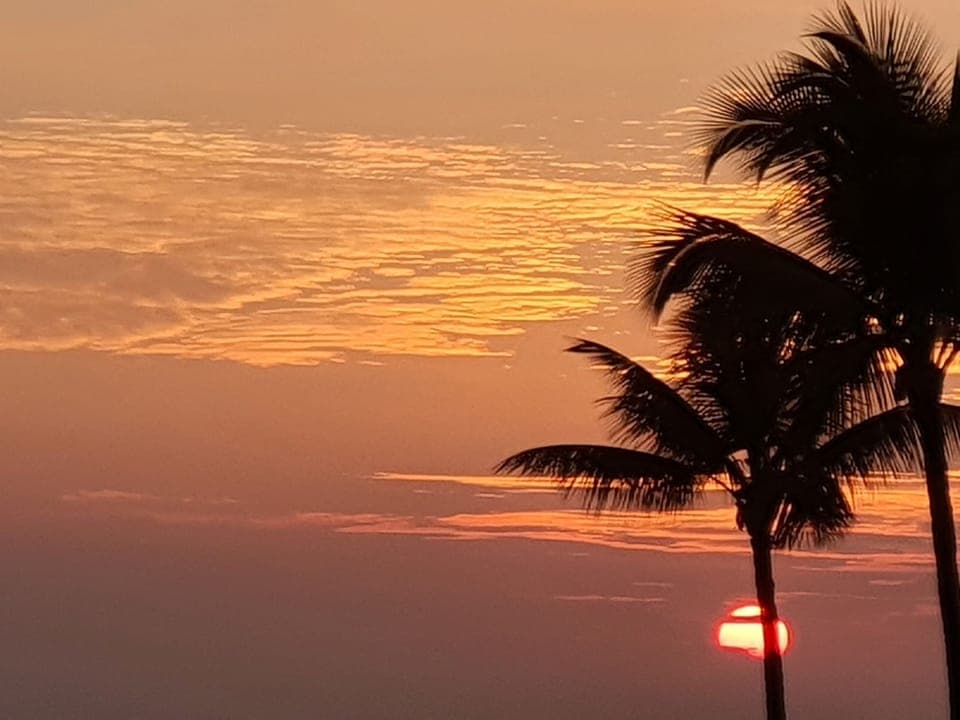 famous Kona sunset