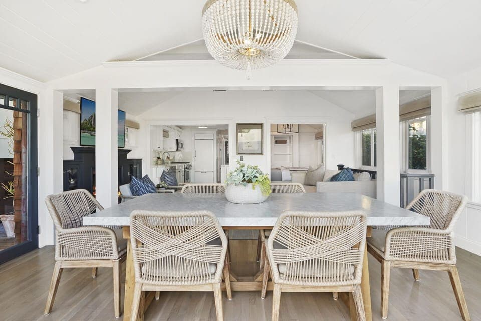 Kitchen, Family room and Dining all look out to a beautiful ocean view
