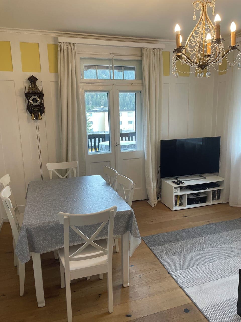 Living room with table