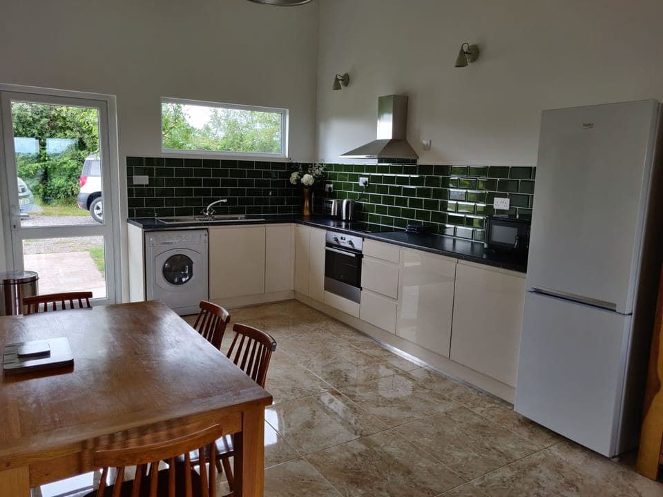 Kitchen and dinning area.