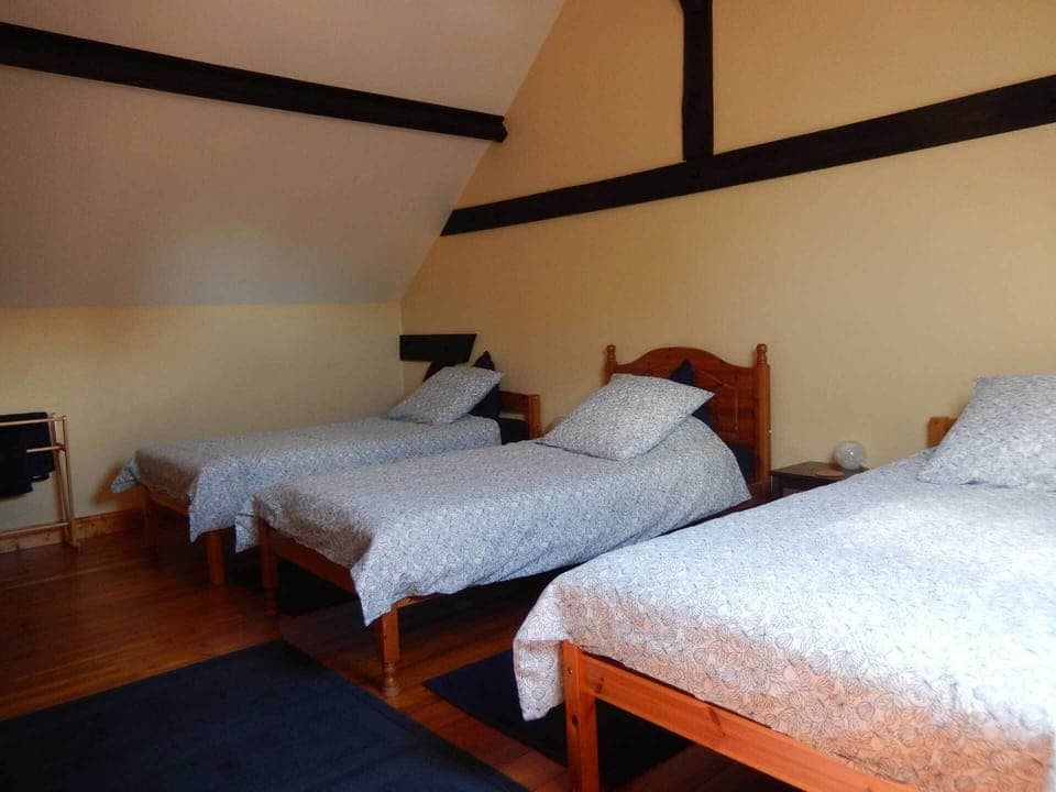 Upstairs bedroom for three