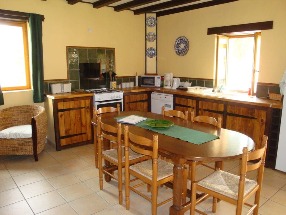 The farmhouse kitchen.