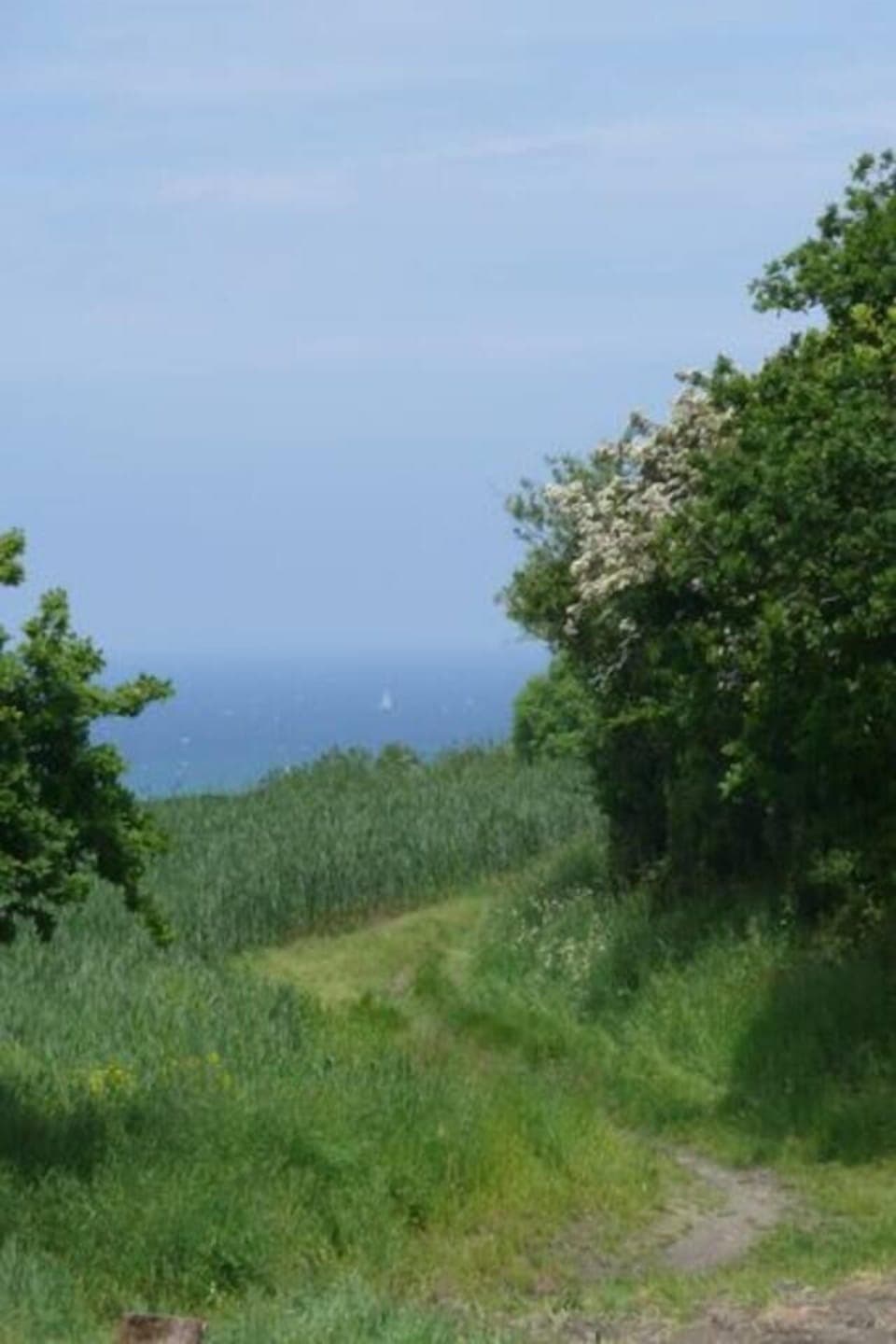 Petite vue mer de l'étage