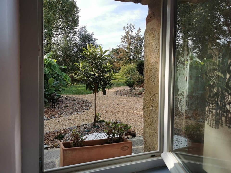 vue chambre d'hôtes la blanche hermine maison d'hôtes bien être spa morbihan bretagne séjour détente repos ressourcement anti stress burn out cure ayurvédique retraite relaxation méditation