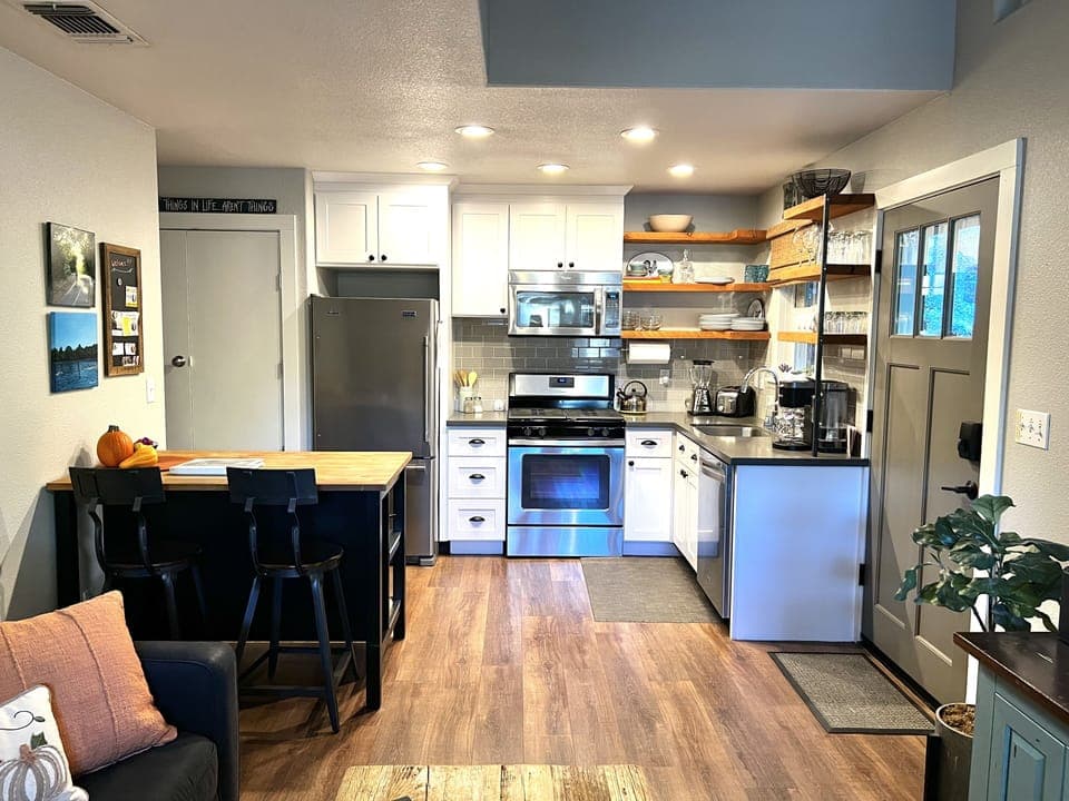 Every room light and bright.