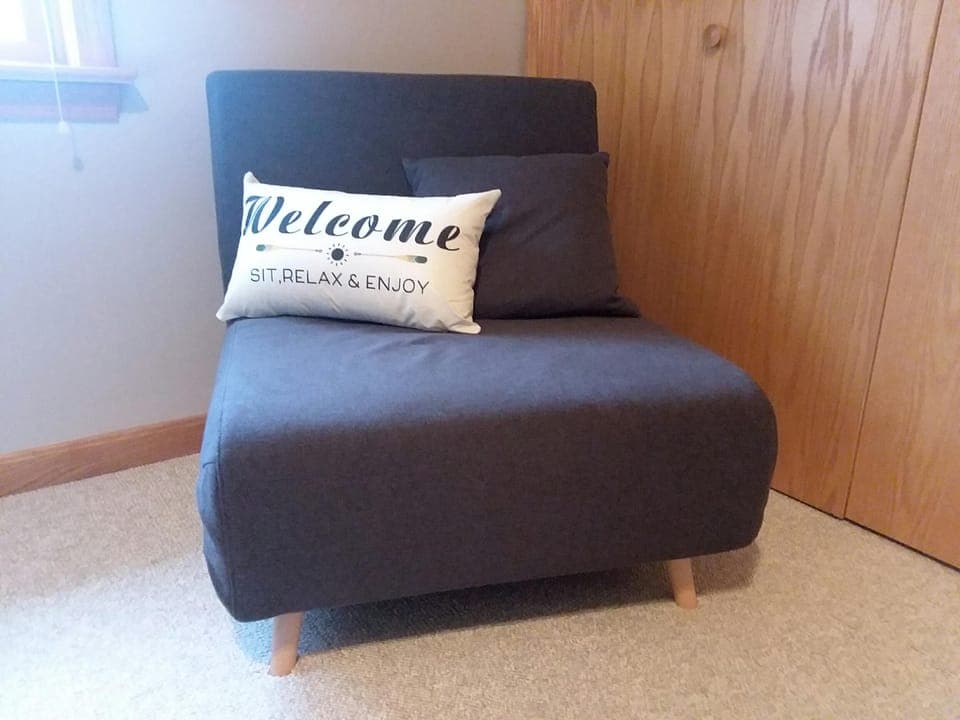convertible chair /bed in 2nd bedroom