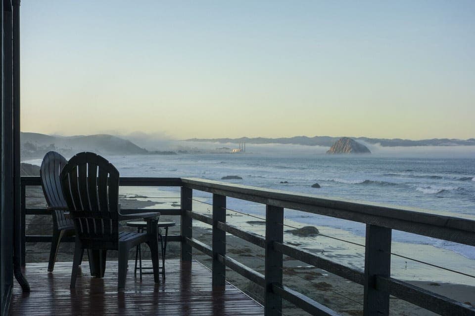 Your views of the coastline extends all the way from Morro Rock to Cayucos in the North
