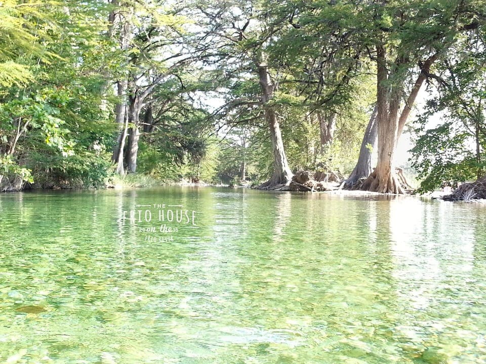 This view is taken directly from behind the Frio House looking downstream.