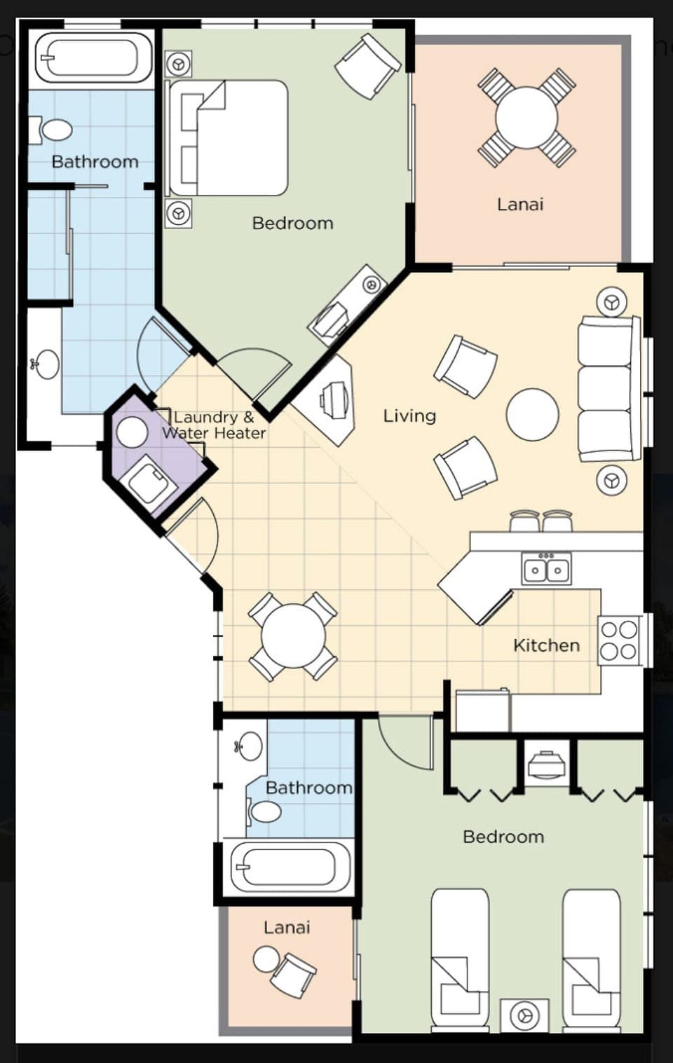 Layout and Features may vary - Resort has a floating inventory
