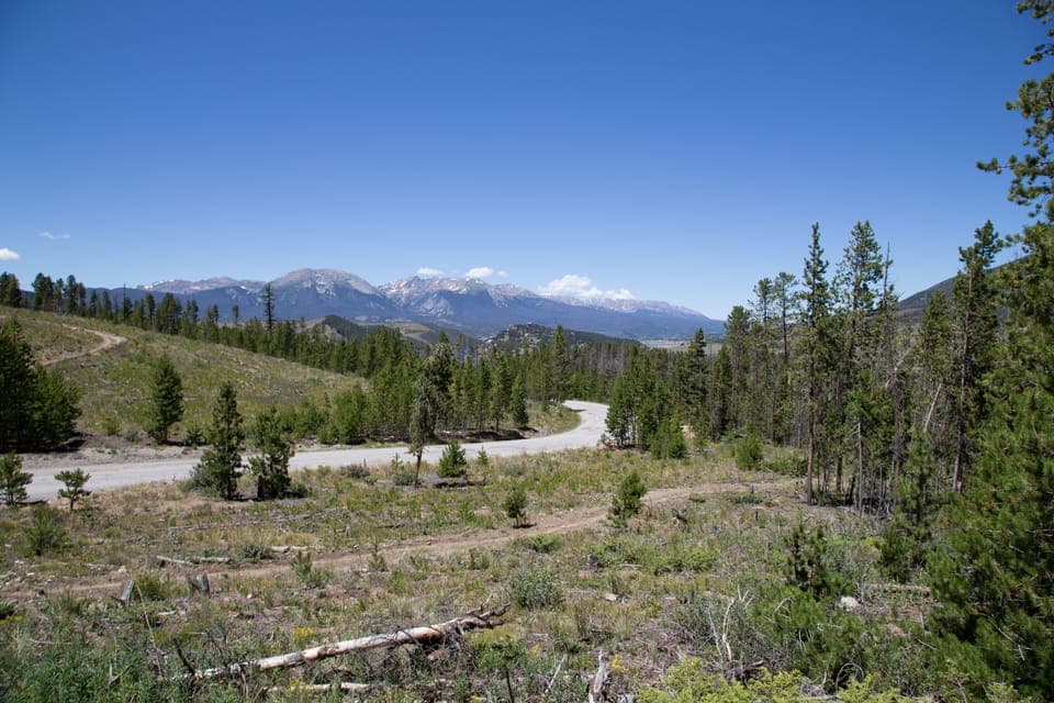 Mountain view from the road