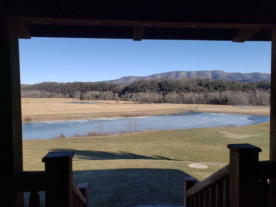 View from front porch