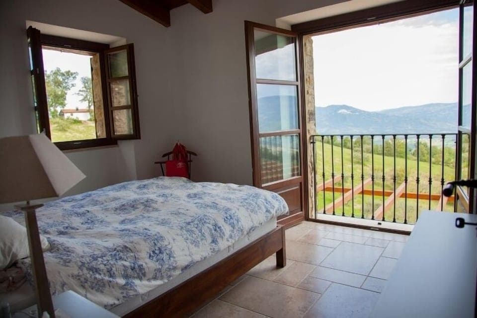 Double bedroom with a view