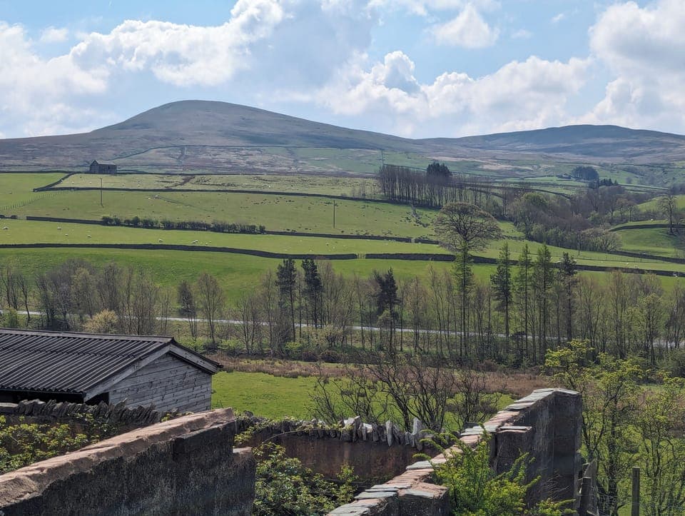 View of the Howgills from the front window