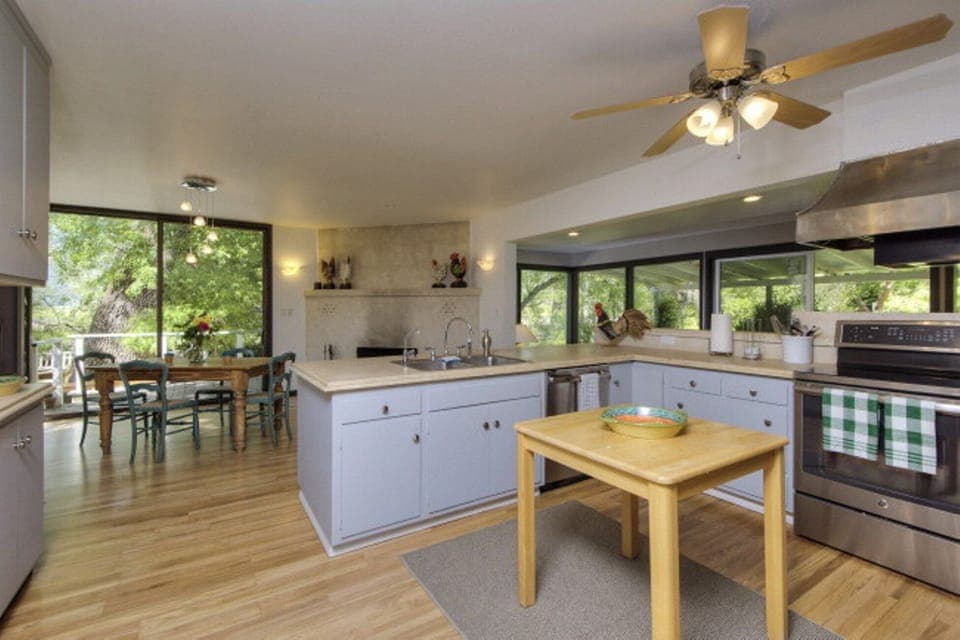 Big country kitchen with all the amenities for big meals.