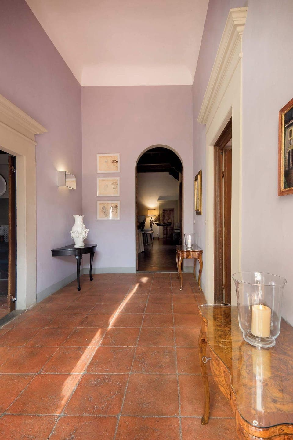 Detail of Villa's entrance hallway