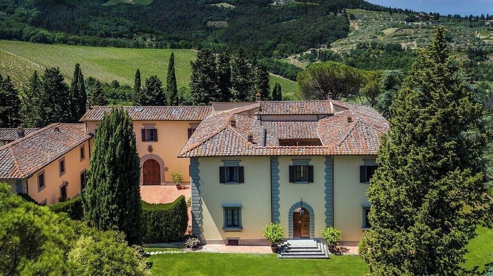 Aerial view of property