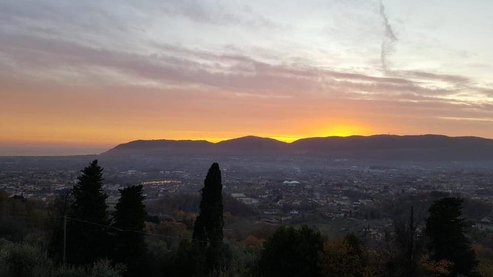 Sunset from the terrace